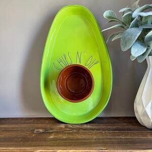 NWOT Rae Dunn Chips n' Dip platter